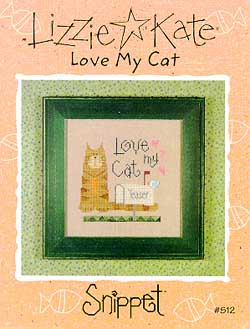 click here to view larger image of Love My Cat - Snippet (chart)