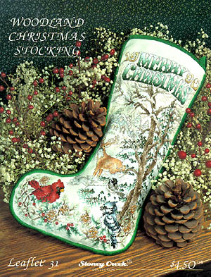 click here to view larger image of Woodland Christmas Stocking (chart)