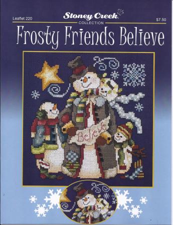 click here to view larger image of Frosty Friends Believe (chart)