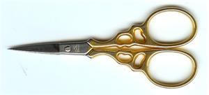 Premax 3.5in Embroidery Scissors - Gold Handles 