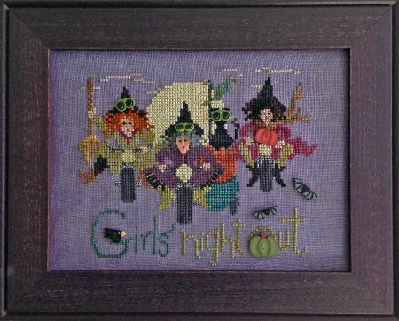 Girls Night Out Button Pack (Free Chart included)