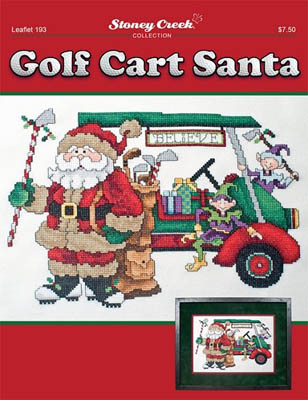 click here to view larger image of Golf Cart Santa (chart)