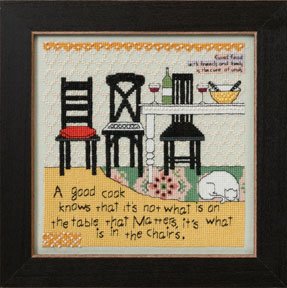 click here to view larger image of In The Chairs (2012) - Curly Girl (counted cross stitch kit)