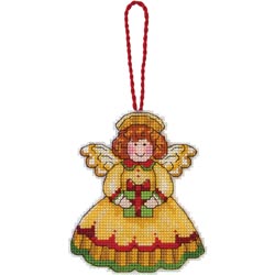 click here to view larger image of Susan Winget  Angel Ornament (counted cross stitch kit)