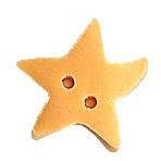 click here to view larger image of Golden Star  Button (Medium) (buttons)