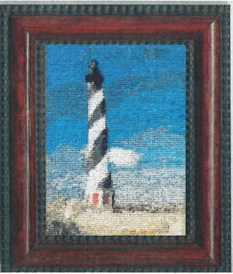 Cape Hatteras Lighthouse (w/silk gauze)