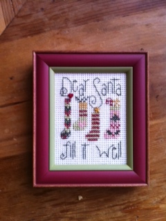 click here to view larger image of Dear Santa (counted cross stitch kit)