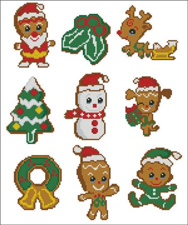 click here to view larger image of Gingerbread Cookies (chart)