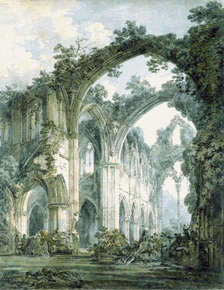 Interior of Tintern Abbey, Monmouthshire