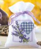 click here to view larger image of Lavender Sachet 3 (counted cross stitch kit)
