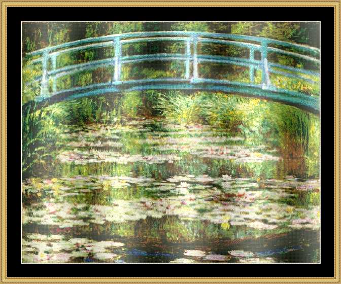 Japanese Footbridge - Monet