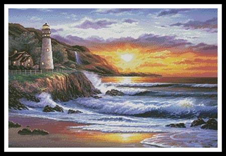 Lighthouse at Sunset  (Steve Sundram)