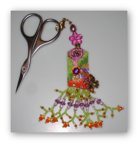 click here to view larger image of Let It Be - A Bee Fob  (bead kit)