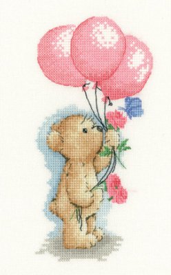 Toffee With Balloons - Toffee Bear
