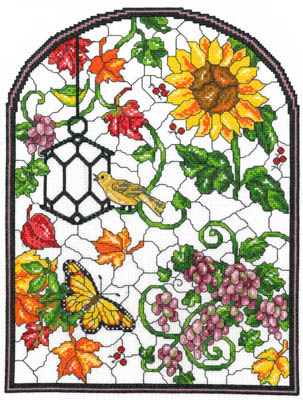 Autumn Stained Glass
