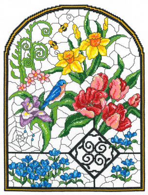 Spring Stained Glass