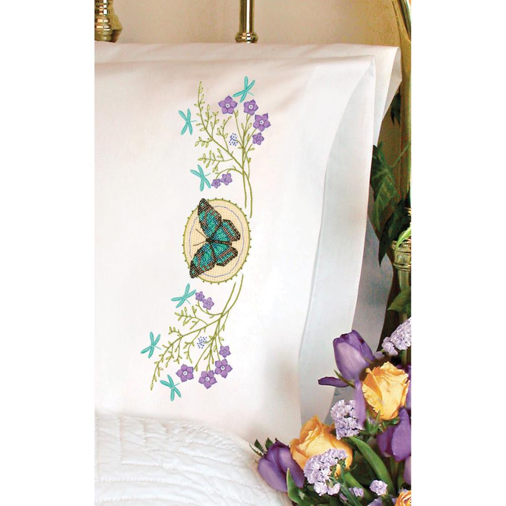Butterfly Meadow Pillowcase Pair