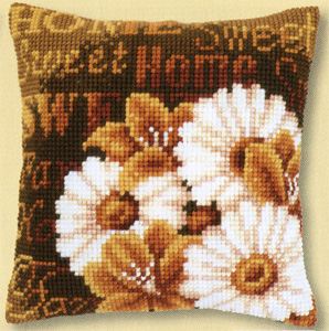 click here to view larger image of Modern Daisies (counted cross stitch kit)