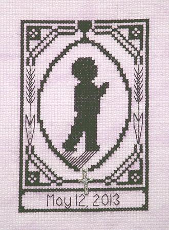 Special Memories Silhouette - First Communion Boy