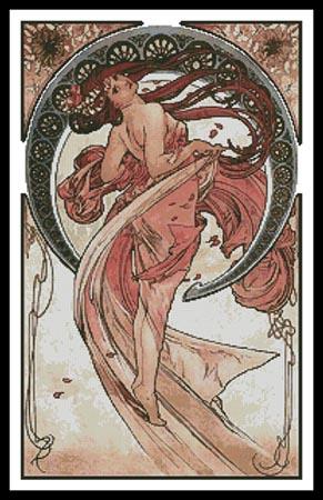 click here to view larger image of Dance  (Alphonse Mucha) (chart)