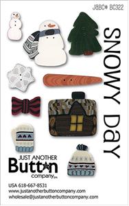 Snowy Day  - Button Card