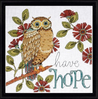 click here to view larger image of Heartfelt Have Hope (counted cross stitch kit)