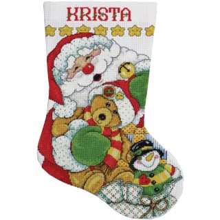 click here to view larger image of Santa Stocking (counted cross stitch kit)