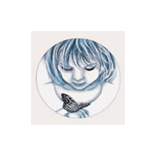 click here to view larger image of Girl with Butterfly (counted cross stitch kit)