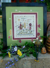 click here to view larger image of Bee Blessings (counted cross stitch kit)