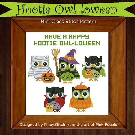 click here to view larger image of Hootie Owl-loween (Halloween) (chart)
