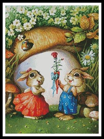 Rabbits and Carrot Rose  (Petar Meseldzija)