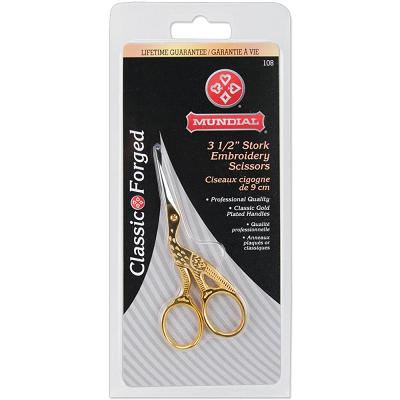 Classic Forged Stork Embroidery Scissors 3-1/2"