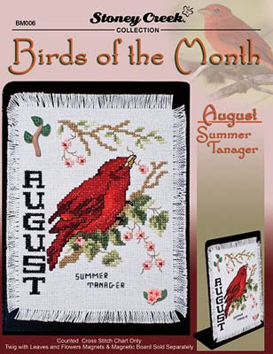 Birds of the Month - August (Summer Tanager)