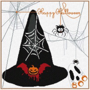 click here to view larger image of Halloween Hat (chart)