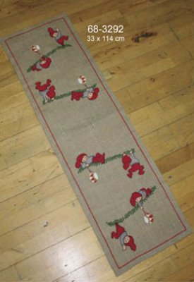 Playing Elves Rectangle Table Topper
