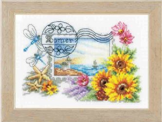click here to view larger image of Summer Stamp (counted cross stitch kit)