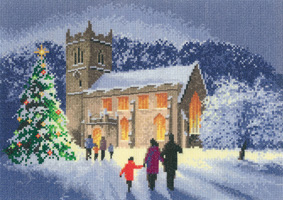 click here to view larger image of Christmas Church (counted cross stitch kit)