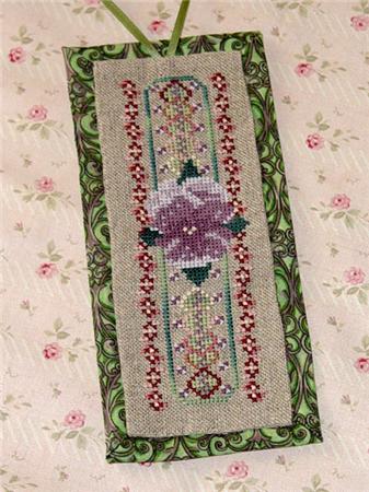 click here to view larger image of Purple Pansy Bookmark (chart)