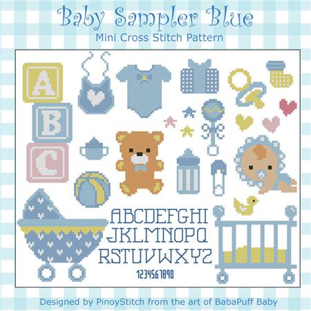 Baby Sampler Blue