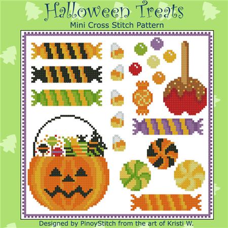 click here to view larger image of Halloween Mini Treats Sampler (chart)