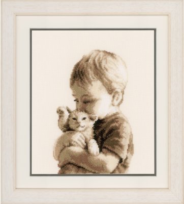 Boy With A Kitten