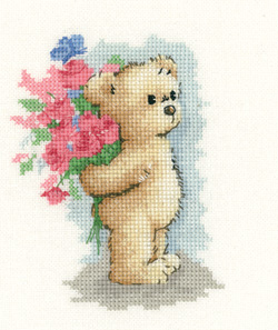 click here to view larger image of Toffee With Flowers - Toffee Bear (chart)