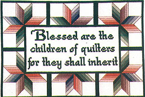 click here to view larger image of Quilted Quips I (Children of Quilters) (chart)