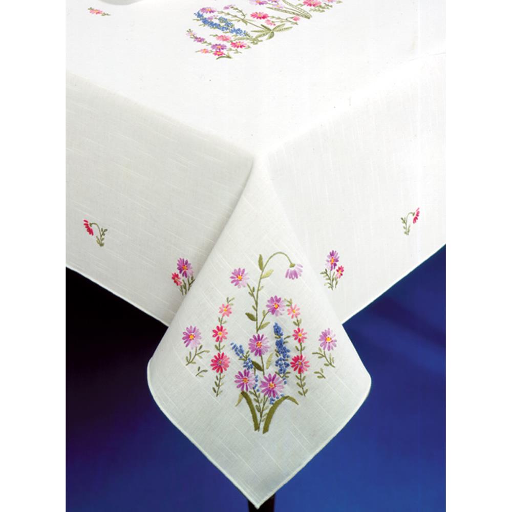 Wildflowers Tablecloth 50x70 Oblong