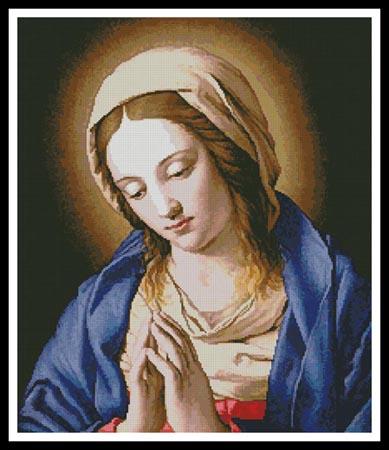click here to view larger image of Madonna Praying  (Sassoferrato) (chart)