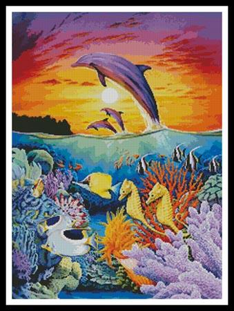 click here to view larger image of Dolphins and Seahorses  (Robin Koni) (chart)