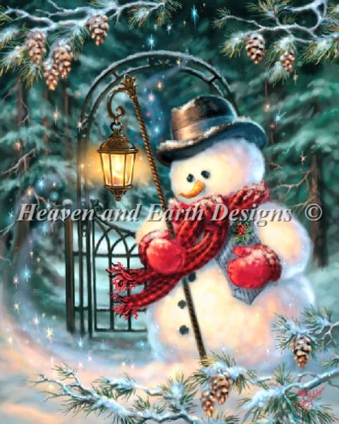 Enchanted Christmas Snowman 