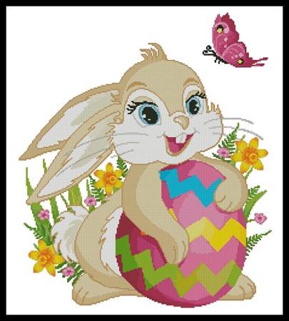 click here to view larger image of Cute Easter Bunny (chart)