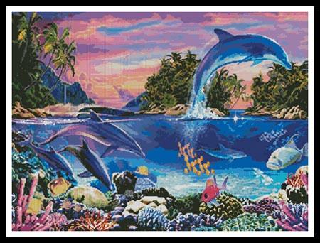 click here to view larger image of Dolphin Panorama  (Robin Koni) (chart)