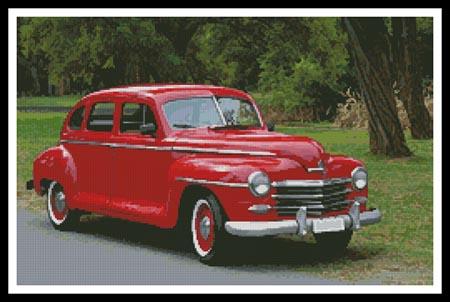 click here to view larger image of Old Red Car  (chart)